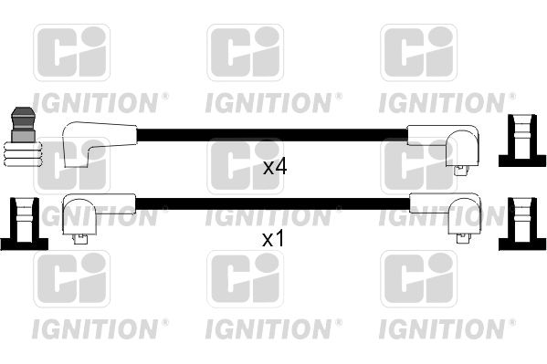 QUINTON HAZELL Sytytysjohtosarja XC780